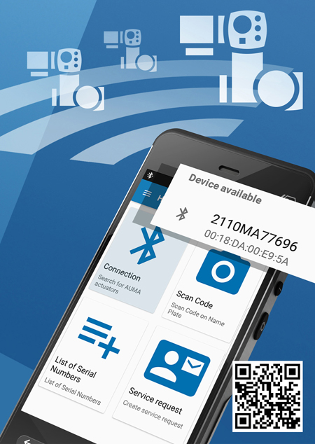 auma assistant app screen 1 en with QR new web