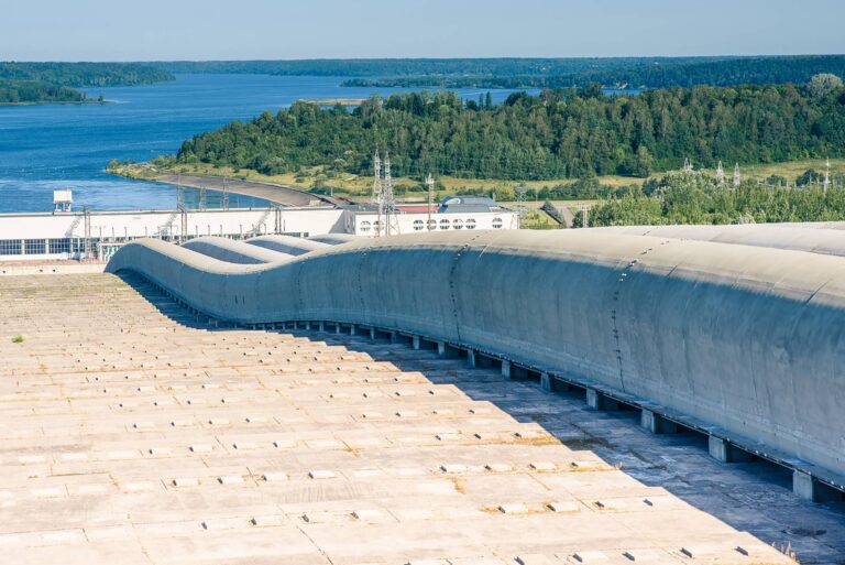 Headwater view of Kruonis pumped storage power plant – the only one of its kind in the Baltic region.