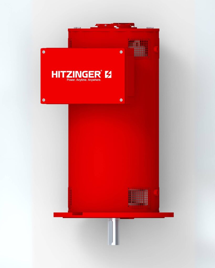 Hitzinger Kleinegenerator vertikal weißer Hintergrund
