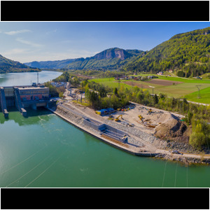 A total of several hundreds of thousands of fish have been recorded so far. This proved that all fish species found in the Drava, including smaller and juvenile fish that are weak swimmers, are already successfully migrating through the fish migration aids. Fischwanderhilfe Annabrücke