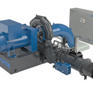 The modular structure of Voith Hydro’s new M-Line opens
up a world of new economic perspectives for operators.
Pictured: M-Line Francis Voith Hydro’s new M-Line