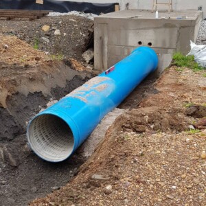 The Eisenerz power plant turbine pipeline is over 2000 m long and was manufactured with GEOCAST DN700 pipes within just three months in the autumn of 2021. KW Eisenerz Geocast