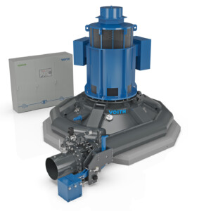 The M-Line Pelton model is designed
for heads from 80 m to 340 m and
a flow rate of up to 1.60 m3/s. M-Line Pelton