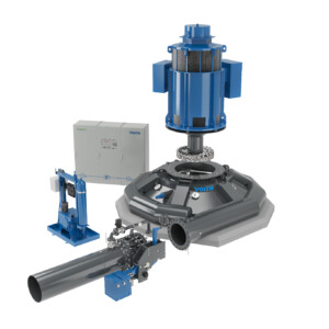 The M-Line Pelton turbine is delivered
in five component parts. Pelton M-Line