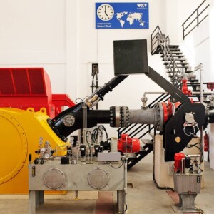 WKV Pelton turbine, main inlet valve, WKV Governor System and WKV Generator “Made in Germany”. KW Makari Gad Turbine