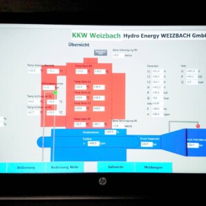 Styrian-based aepick GmbH installed the entire electrotechnical and secondary equipment. The image shows the power station’s control circuit. aepick GmbH